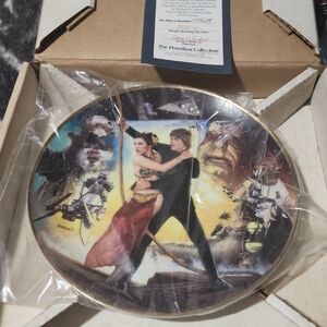 Star Wars Collectible Plate.Return Of The Jedi